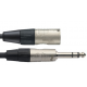 Stagg N-Series Pro Audio Cable - Stereo Phone Plug - Male XLR - 3m