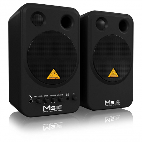 BEHRINGER MS16 ACTIVE STUDIO MONITORS (PAIR)