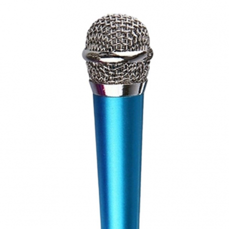 3.5mm Mini Stereo Studio Speech Mic Audio Microphone fits Smart Phones Desktop