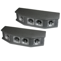 2x Soundlab Passive Add-On High Frequency Tweeter Boxes Speakers 200W