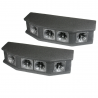 2x Soundlab Passive Add-On High Frequency Tweeter Boxes Speakers 200W