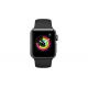 Apple Watch S3 2018 GPS 38mm-Space Grey Alu/Black Sport Band