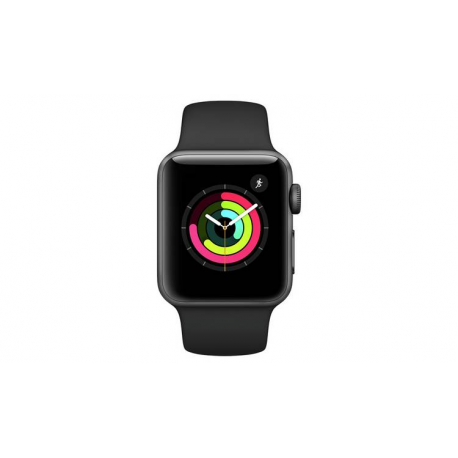 Apple Watch S3 2018 GPS 38mm-Space Grey Alu/Black Sport Band