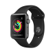 Apple Watch S3 2018 GPS 38mm-Space Grey Alu/Black Sport Band