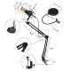 Condenser Microphone Mic Kit Live Studio Sound Recording Mount Boom Stand