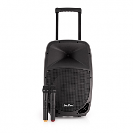 SubZero SZPA-P12 Portable PA with Bluetooth + Wireless Mics