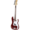 Electric Bass Guitar Red