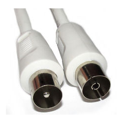 Antenna Lead Coax Male Plug to Female Socket for TV