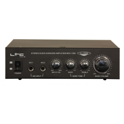 STEREO KARAOKE AMPLIFIER LTC MFA1200BL, BLACK MFA 1200 BL