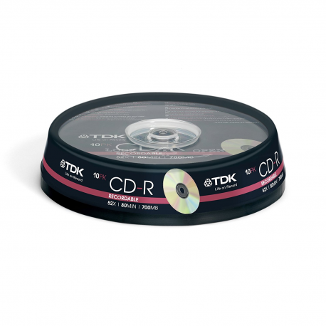 CD-R recordable TDK audio 80mins CD-R