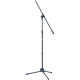 Stagg MIS-1022BK Microphone Boom Stand with Folding Legs - Black