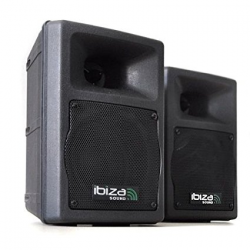 Ibiza DJ-420 2-Way Compact DJ Audio Studio Speakers 200W