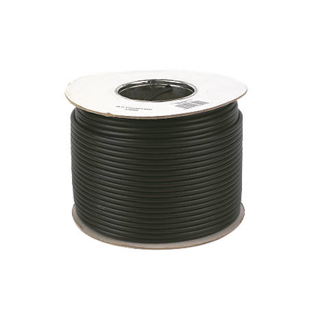 Coaxial lead 100m roll black