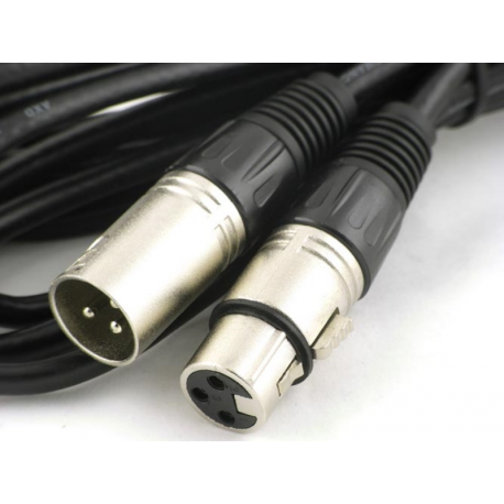 Ibiza XLR M/F audio cable 3m