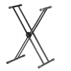 Height Adjustable Twin X Frame Keyboard Stand