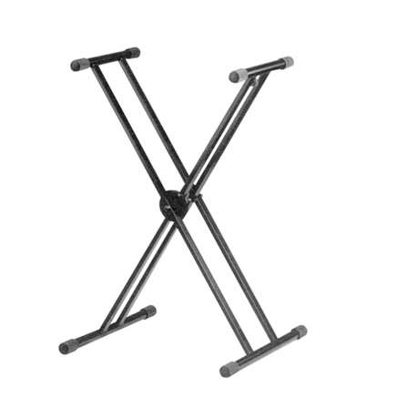 Height Adjustable Twin X Frame Keyboard Stand